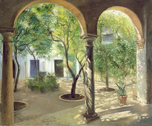 Shaded Courtyard, Vianna Palace, Cordoba